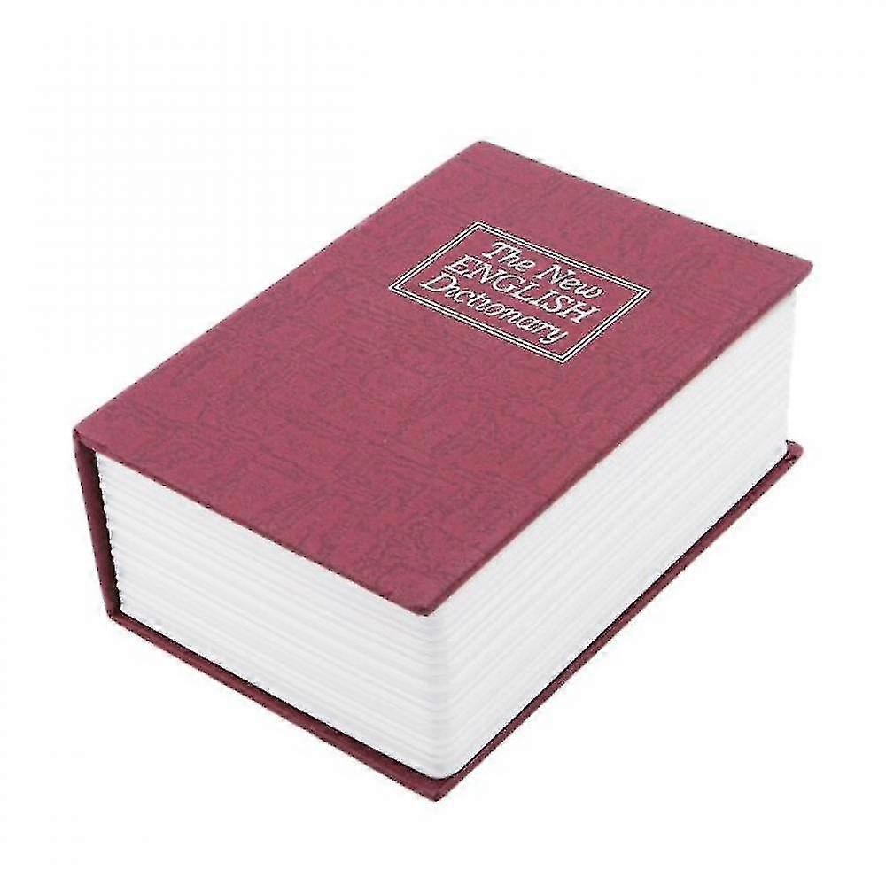 Creative Dictionary Book Money Boxes Piggy Bank With Lock,red