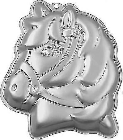Wilton Horse Cake Pan, alumínio, 26,7 x 30,5 x 5 cm (10,5 x 12 x 2 polegadas)