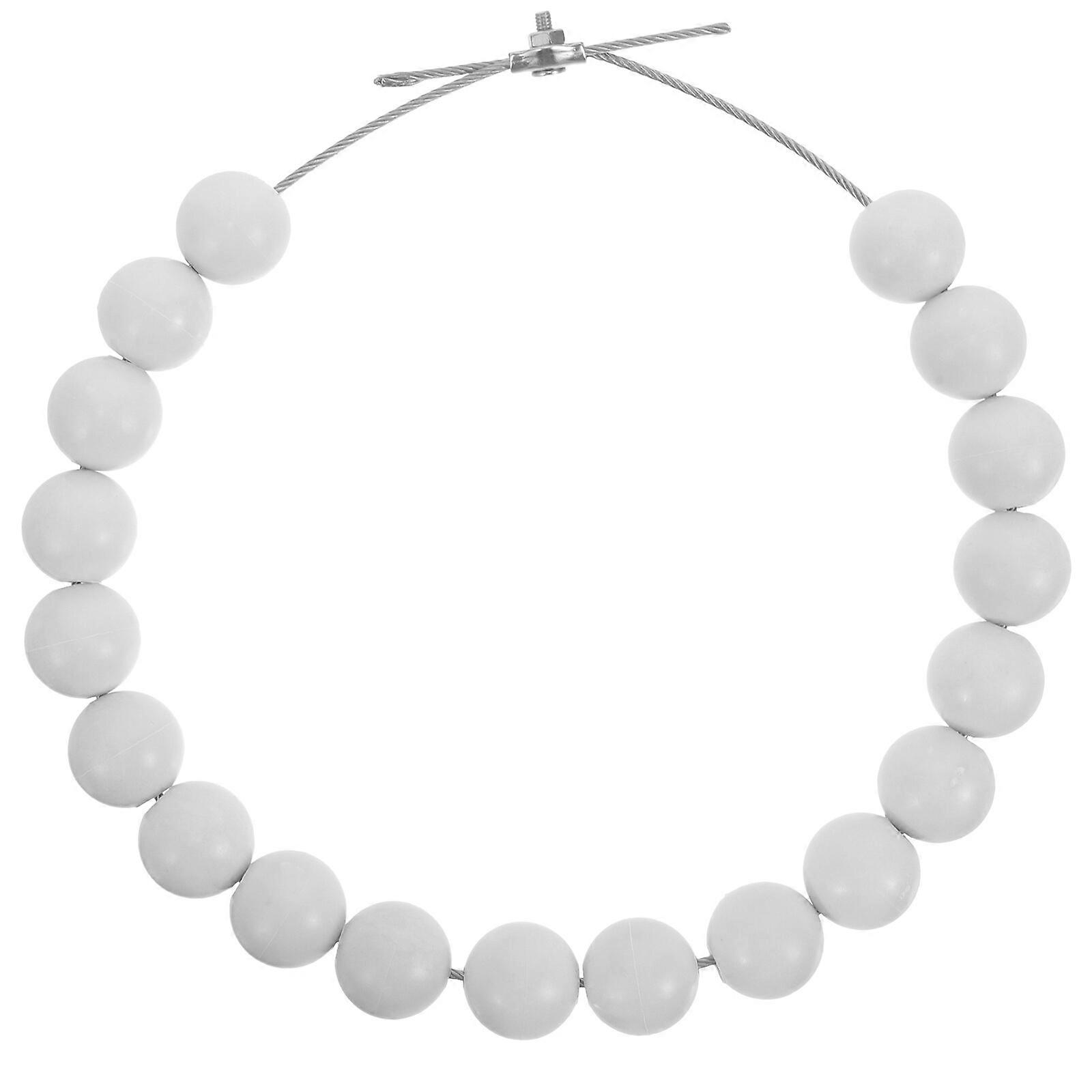 Beaded Flag Retainer Ring Flagpole Beads Chain Ring Flag Pole Beaded Ring Flagpole Retaining Ring