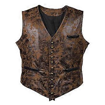 upouusi miesten yksivärinen samettinen keinonahkaliivit liivi