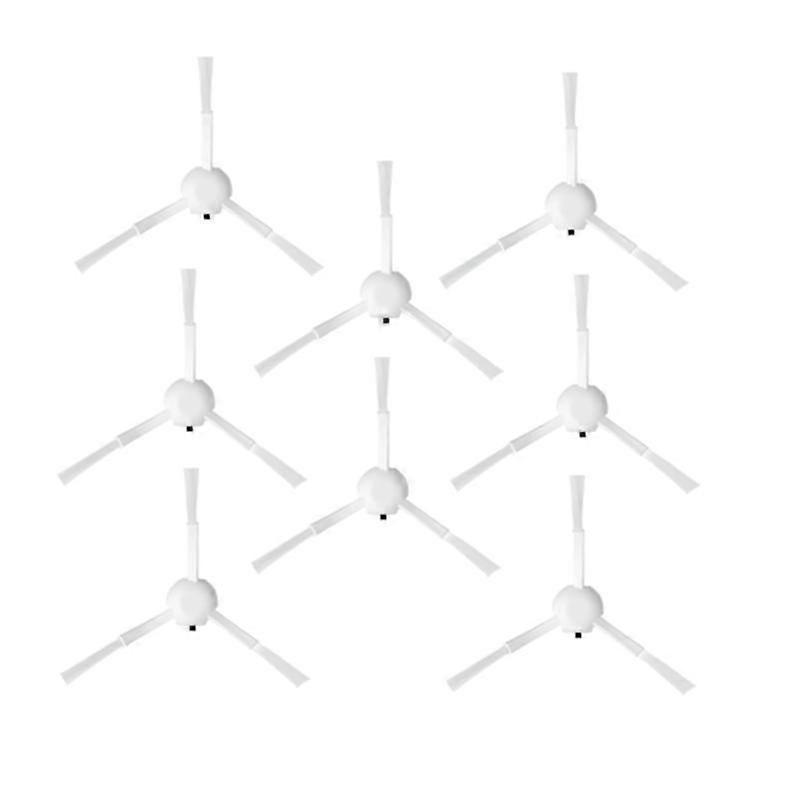 8 stuks vervangende zijborstel voor Bot L10S Ultra / S10 / S10 Pro robotstofzuiger