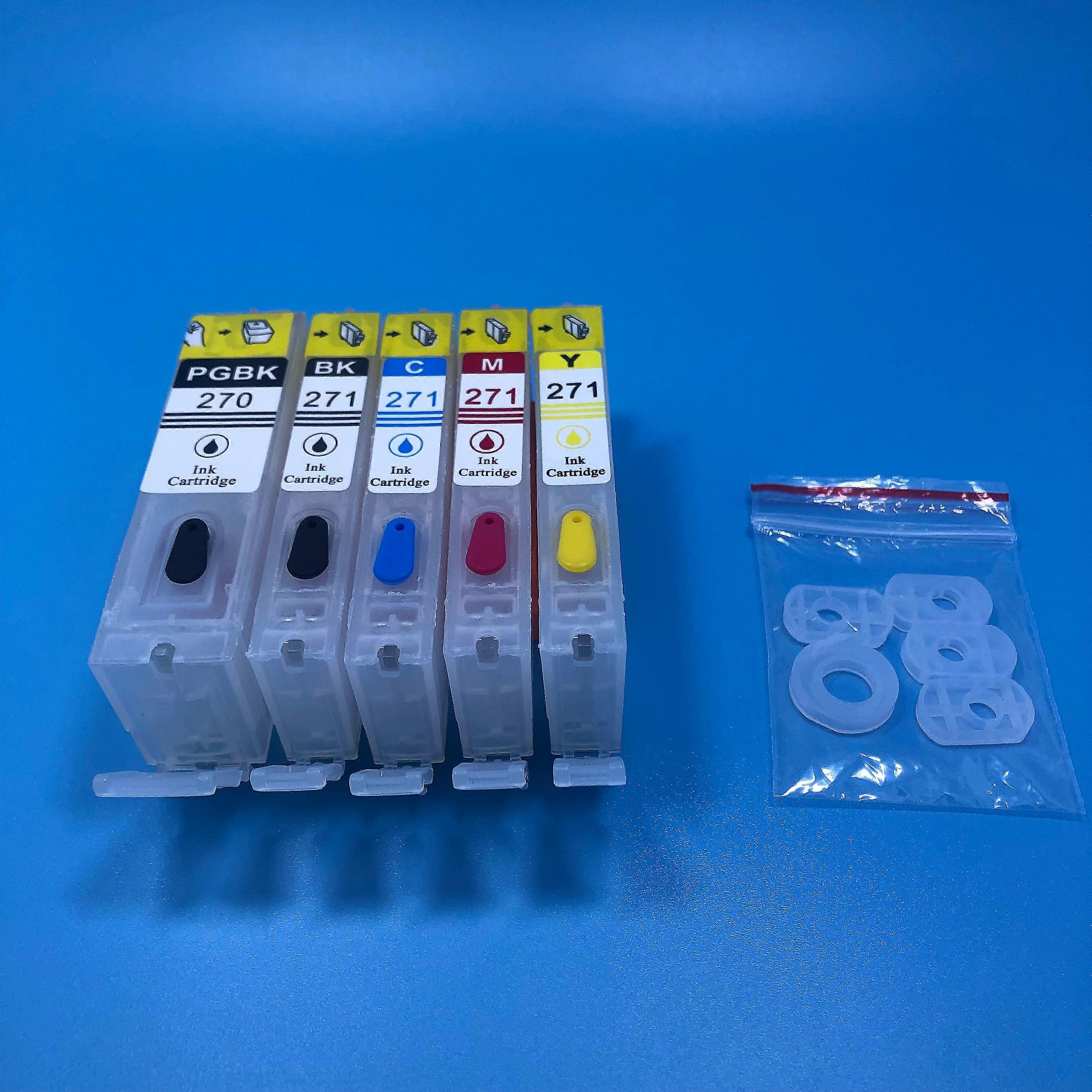 high qualityPgi-270xl Cli-271xl Pgi-270 Cli-271 Empty Refillable Ink Cartridge With Arc For Canon Pixma Mg7720 Ts8020 Ts9020 Mg5720 Mg5721