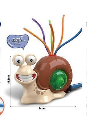 ספרינקלר תרסיס מים חיצוני קיץ בחוץ צינור גינה חילזון מתיז צעצוע מהנה עם צינורות נענוע לילדים