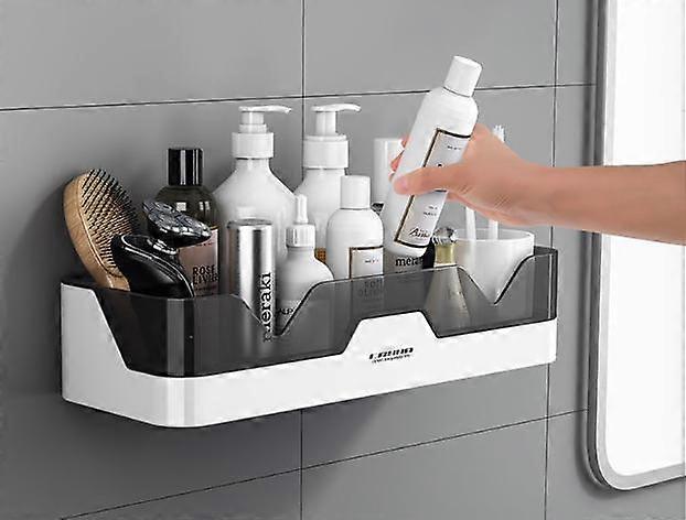 No Drilling Shower Caddy (Gray)