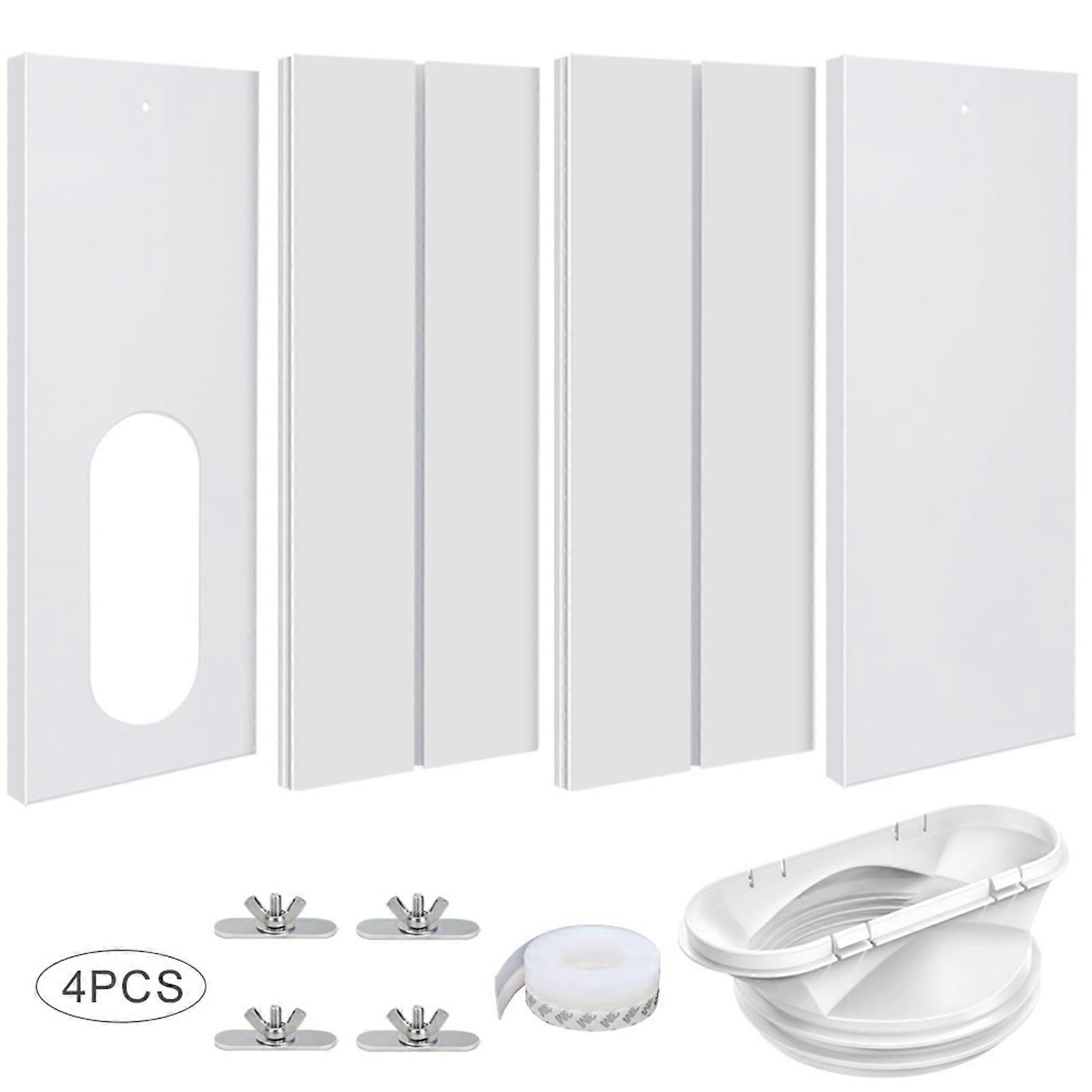 2023 New Hot Portable Air Conditioner Window Vent Kit, Upgraded Seamless Portable AC Vent Kit with 5.9" Diameter of Exhaust Hose & Universal Coupler,