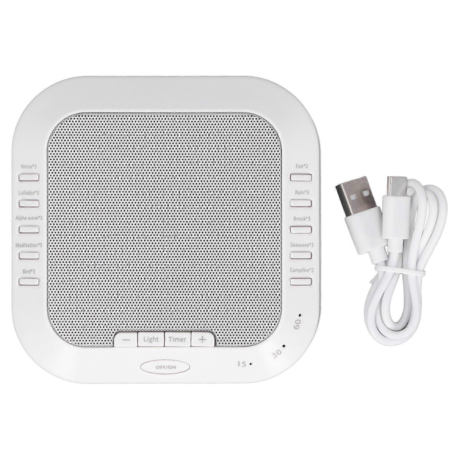 White Noise Machine 28 Sounds Portable Night Light Music Timing Control Baby Sound Machine for Sleeping