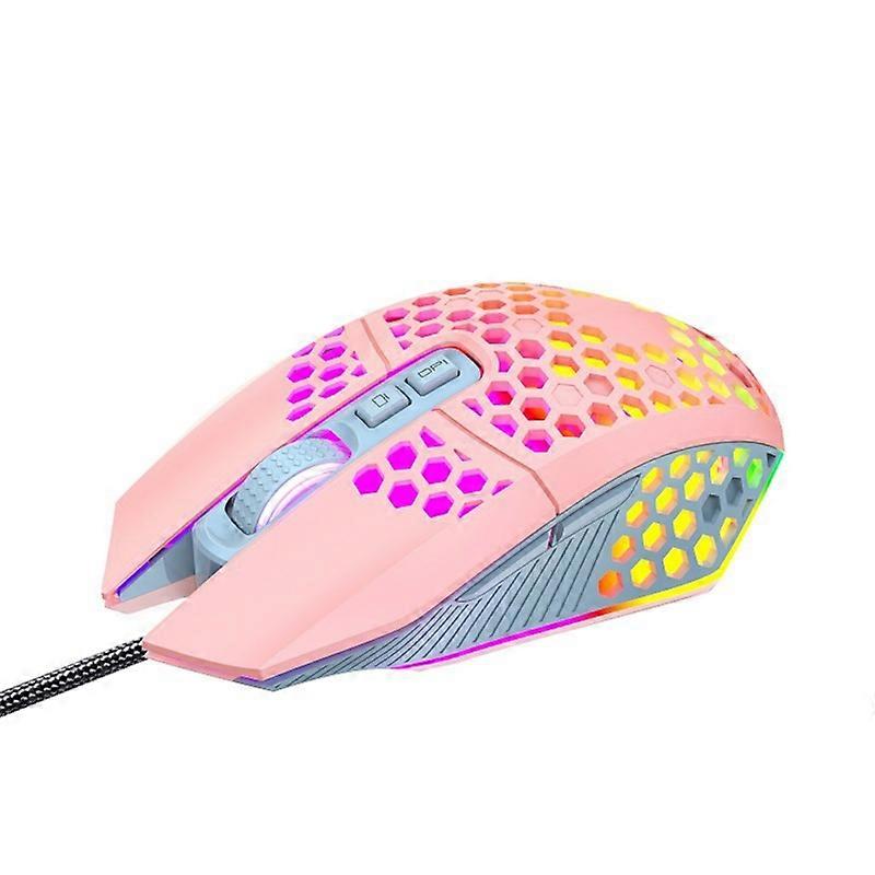 Gaming Mouse USB Wired Computer Part 8000DPI Electronic Game Mice RGB Backlit