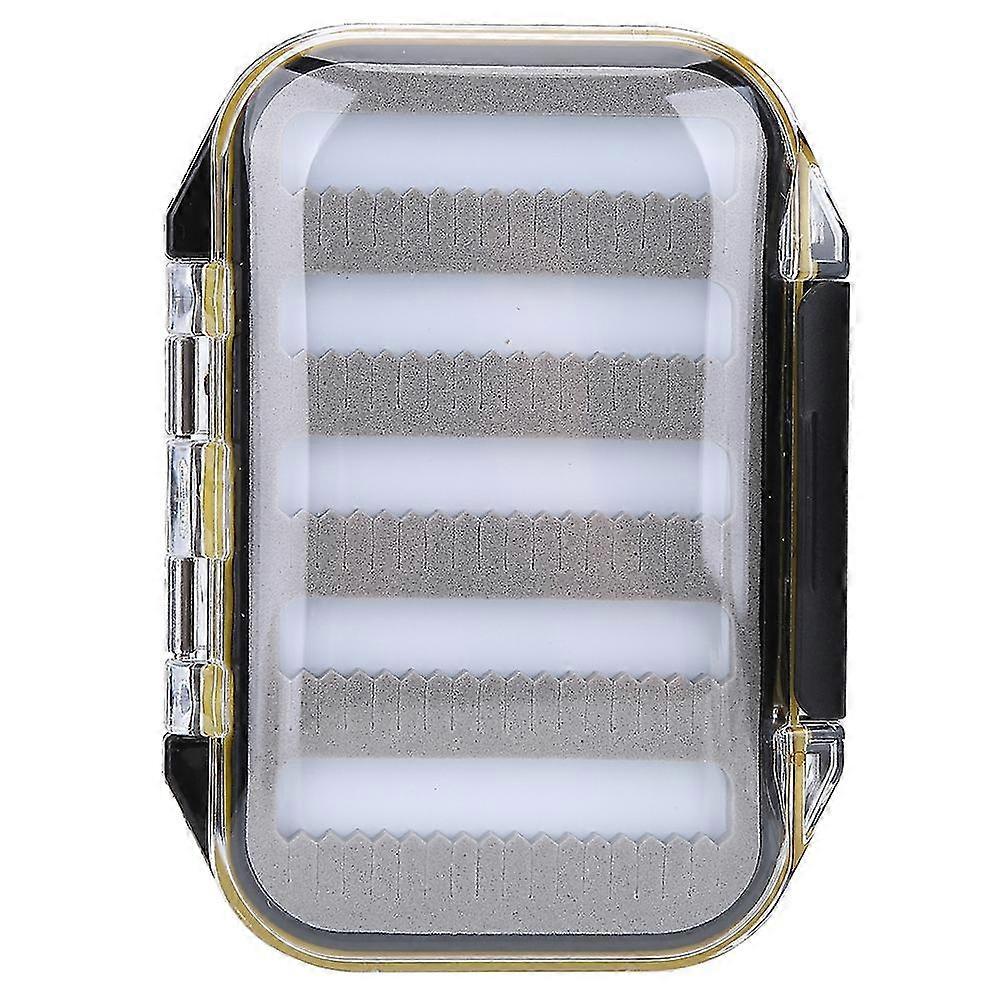 Fly Fishing Lure Box - Plastic with Double-Sided Foam Padding for Secure Storage and Protection of Baits