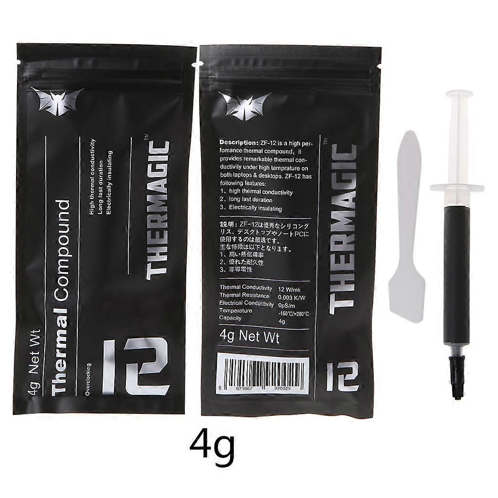 ZF-12 CPU GPU Cooling Thermal Conductive Grease Paste High Performance 12W/mk