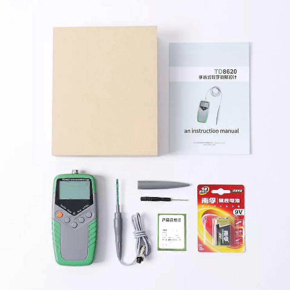 כף יד מד גאוס מגנטומטר בודק שדה מגנטי דיגיטלי מד שטף js