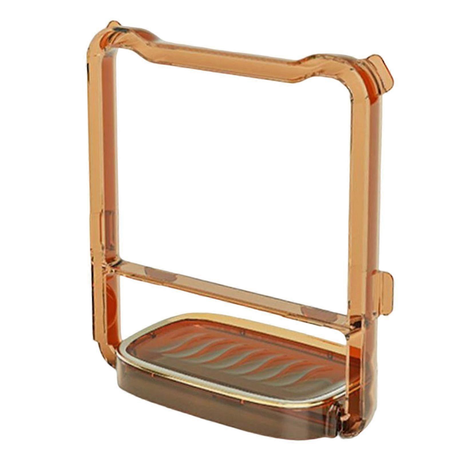 Punch-free Kitchen Rack Dishcloth Holder Folded Storage Rack For Kitchen Table Countertop