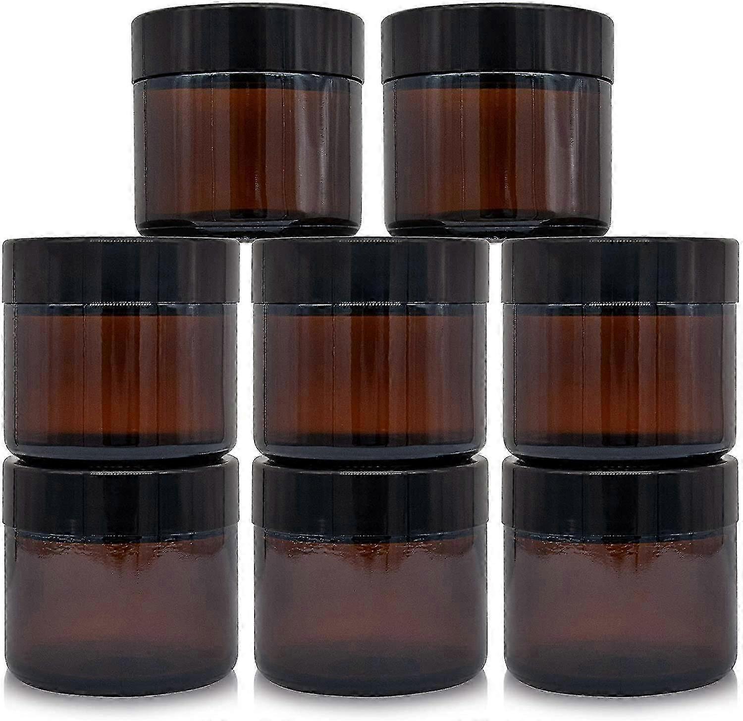8-piece Mini Portable Glass Storage Jar