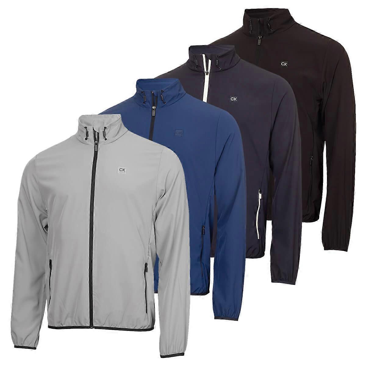 Calvin Klein Herr 2026 Motion Full Zip Lätt Vindjacka Golfjacka