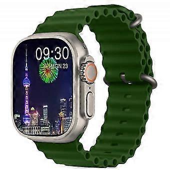 Hk10 Ultra3 Ultra Reloj Hombre 8 Ultra 2.02inch Amoled Assistant 49mm verde
