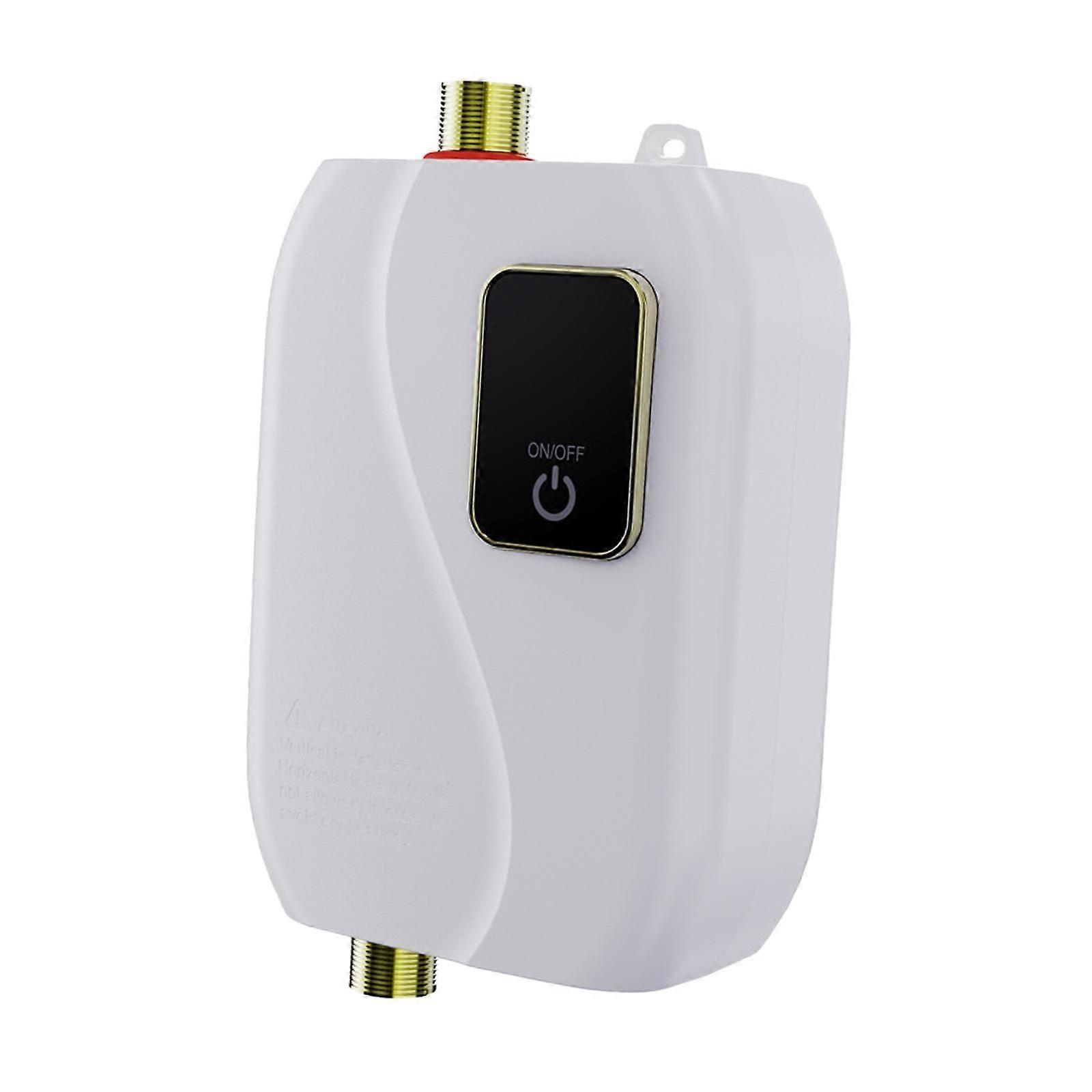 Instant Water Heater EU Plug Adapter Quick Heating for Restaurant Cafe Hotel White