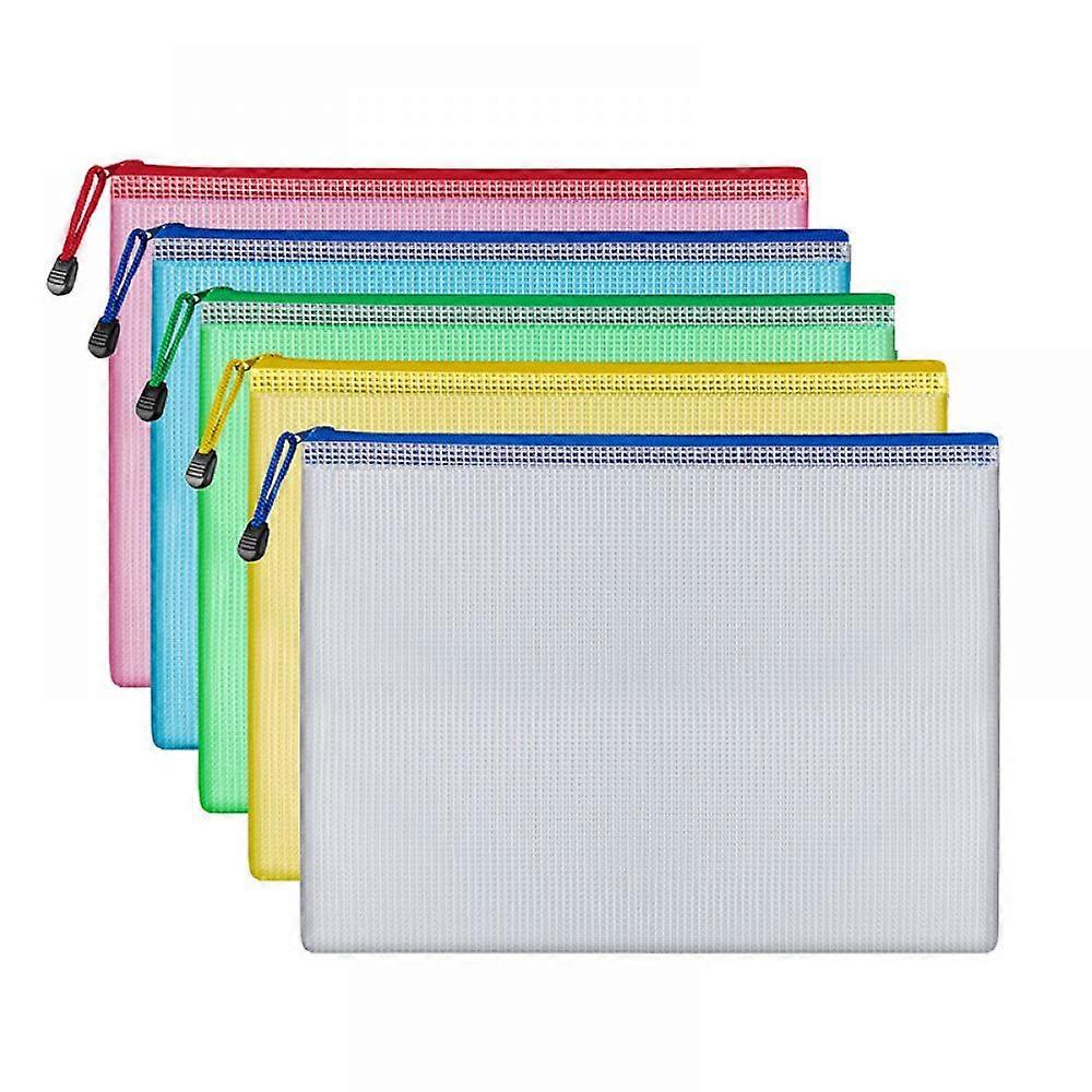 10pcs zipper document bag colorful 4 33.5*24.5