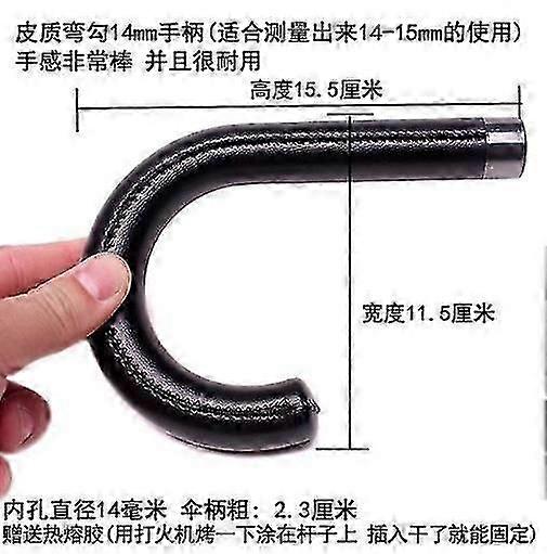 Curved Umbrella Handle Replacement Umbrella Grip Handle Replacement for Umbrella