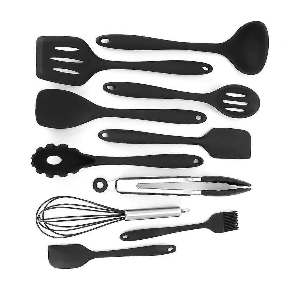 10Pcs Silicone Cooking Utensils Set for Kitchen Use