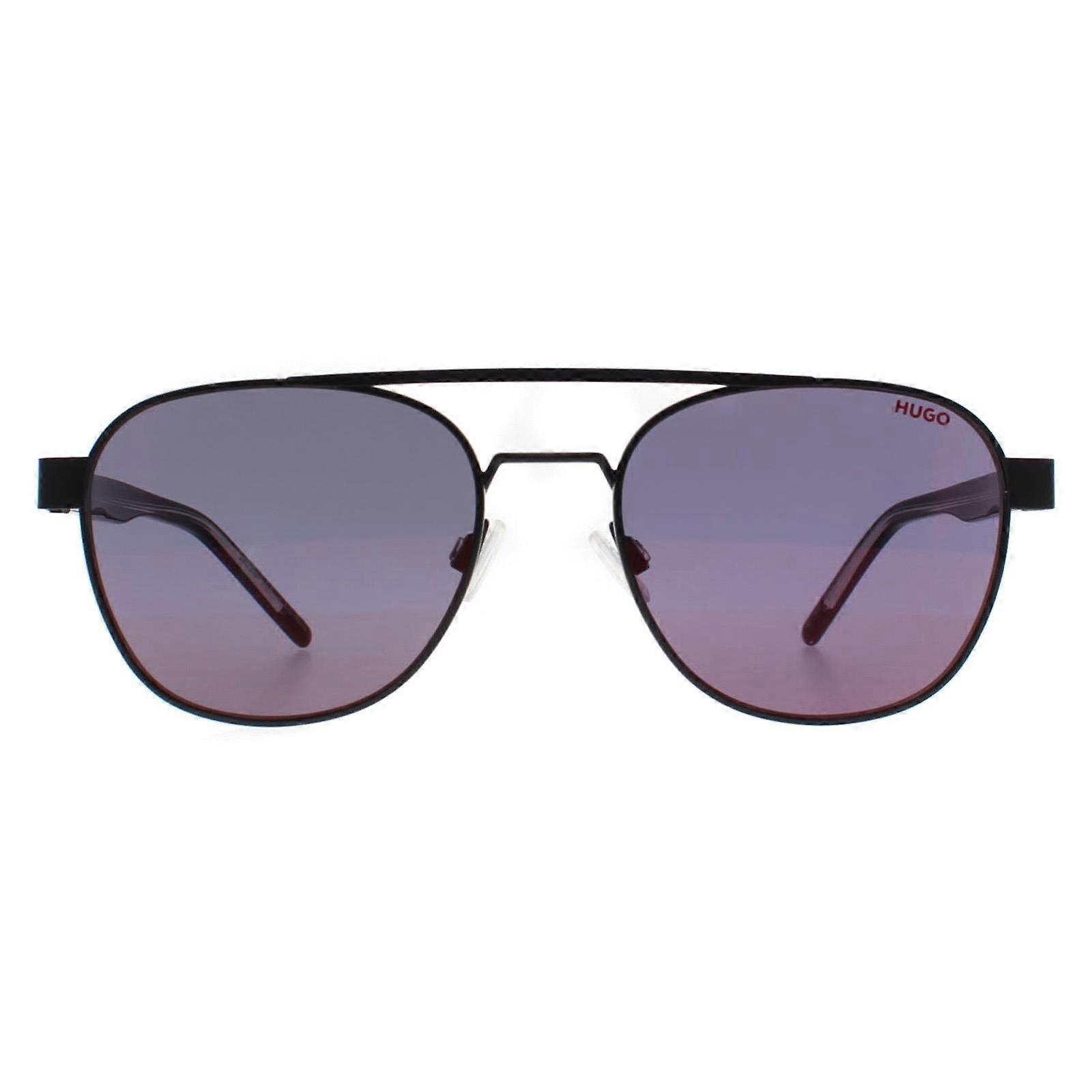 Hugo by Hugo Boss Sunglasses HG 1196/S 003 AO Matte Black Red Mirror