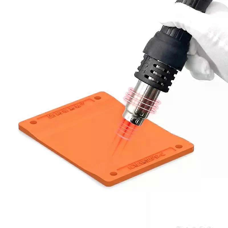 1pc PD-C Planting Tin Pad Reballing Platform Non-Slip Heat Resistance Magnetic Silicon Mat CPU IC BGA Stencils Rework Tools