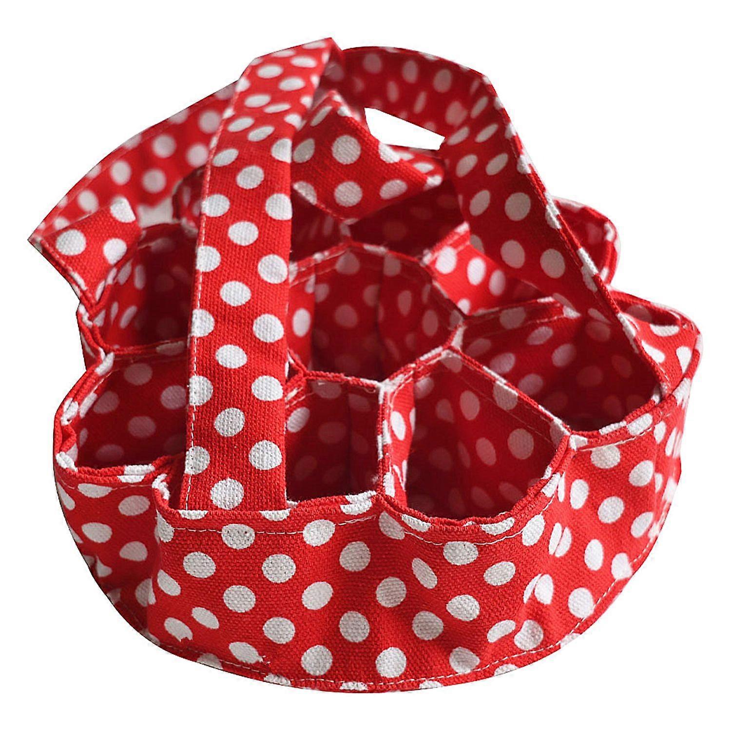 Painted Eggs Collecting Basket with Handle Large Capacity Foldable Design Multifunctional Egg Pouch