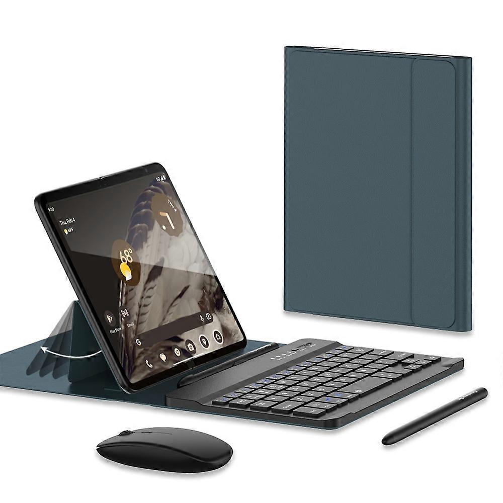 GKK Gear Adjustment Bluetooth Keyboard with Pen + Mouse + Leather Case