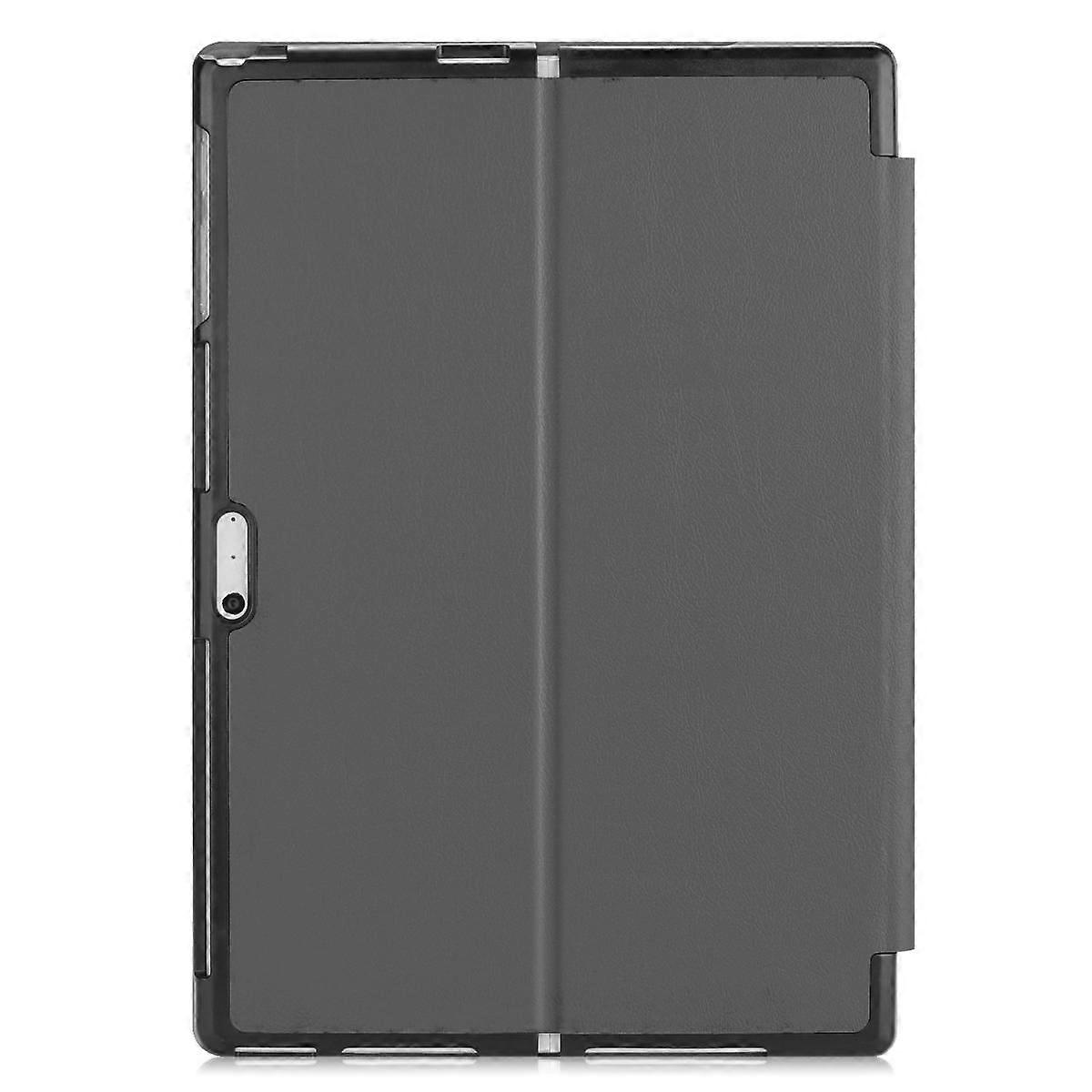 SQCLV For Microsoft Surface Pro4/5/6/7 Stand Cover Pen Holder 12.3" Tablet Lightweight Hard Shell (Grey)