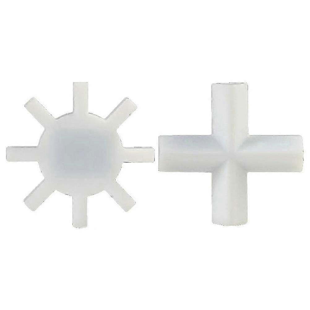 2pcs Magnetic Stirrer Mixer Stir Bars Stirring Bars White Stir Rod Bars