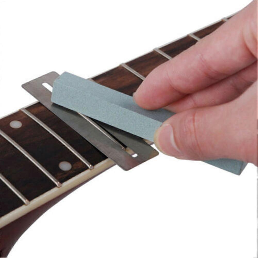 Guitar Fret Wire Grinding Stone Protector Kit Finger Plate Radian Polish DIY Tool Guitar Parts & Accessories Whole