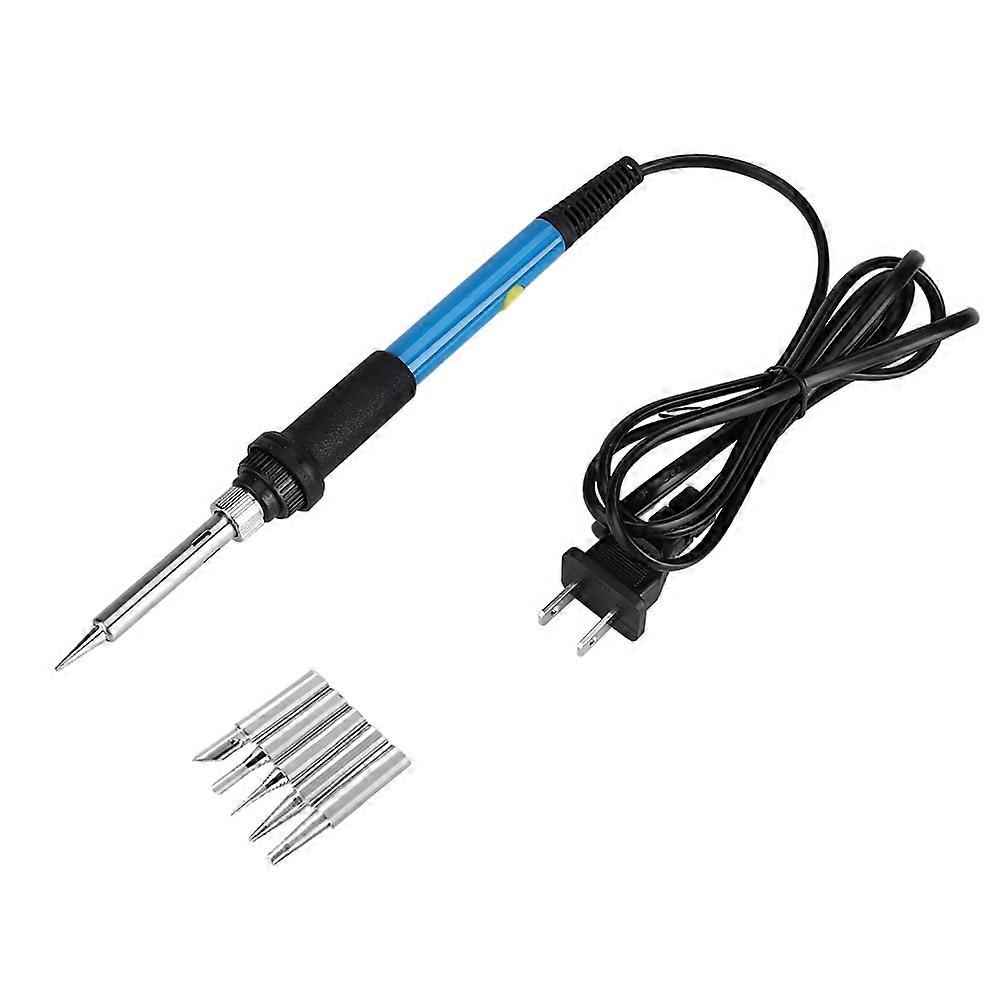 60WElectric soldering iron adjustable temperature welding hand tool110 voltsUS plug