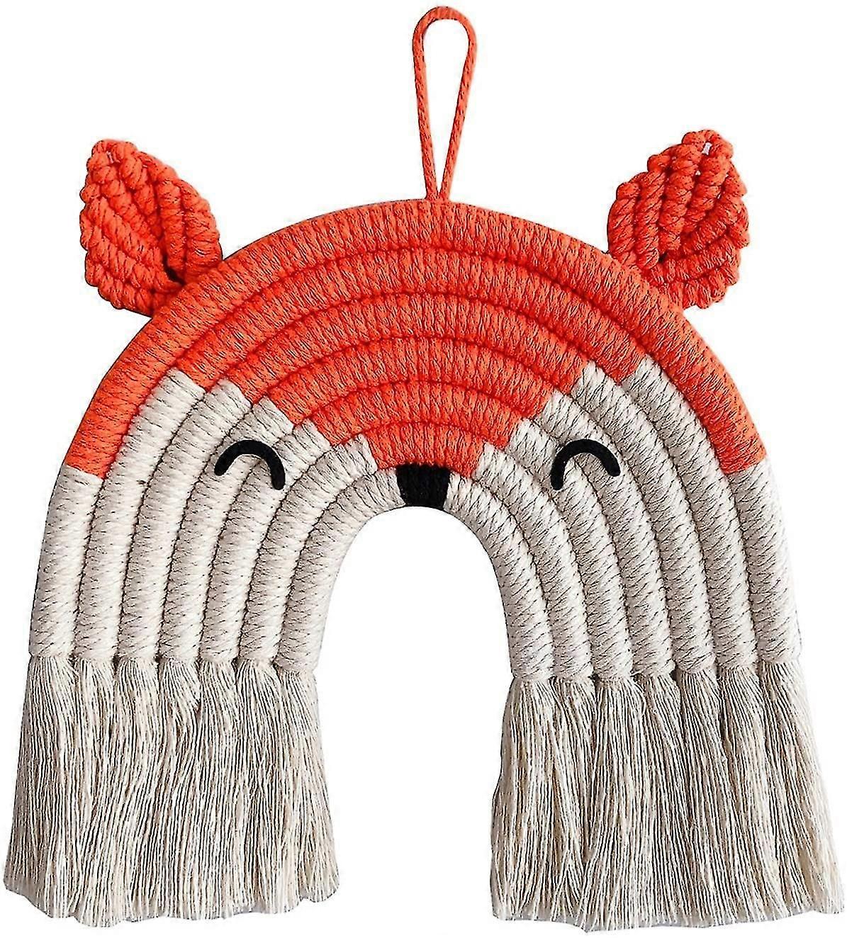 Macrame - Macrame Wall Tapestry - Handmade - Cute Animals - Kid Birthday Wall Decor - Wall