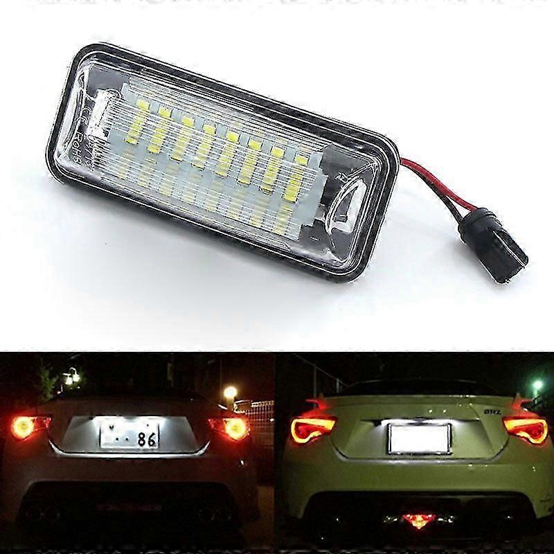 2X ضوء لوحة ترخيص رقم LED ل FT-86 GT86 BRZ Forester jn