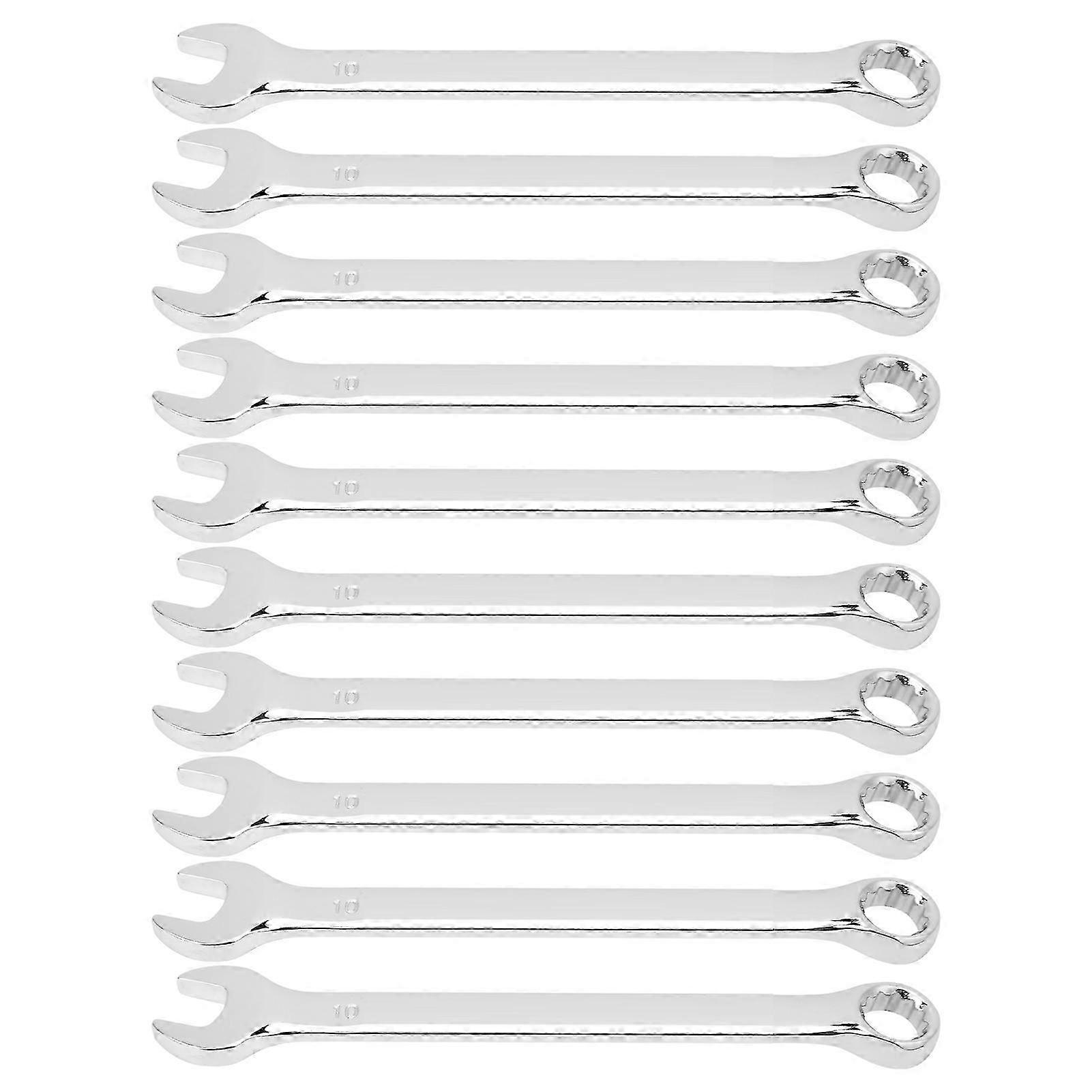 מפתח ברגים 10 יחידות פתוח קצה דו-תכליתי מחגר יד אספקה תעשייתית 10 מ"מ