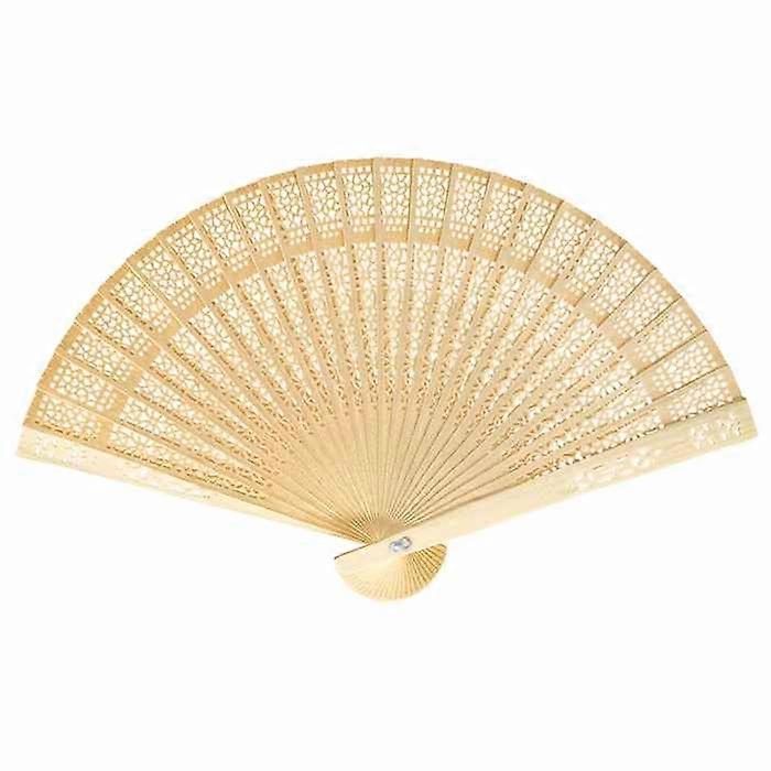 Solfjäder Trä - Mönstrad