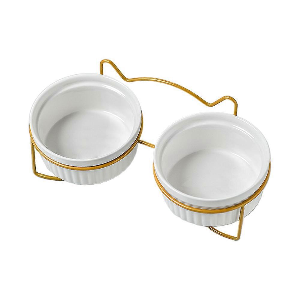 Elevated, Tilted, Whisker-Friendly Cat Bowls