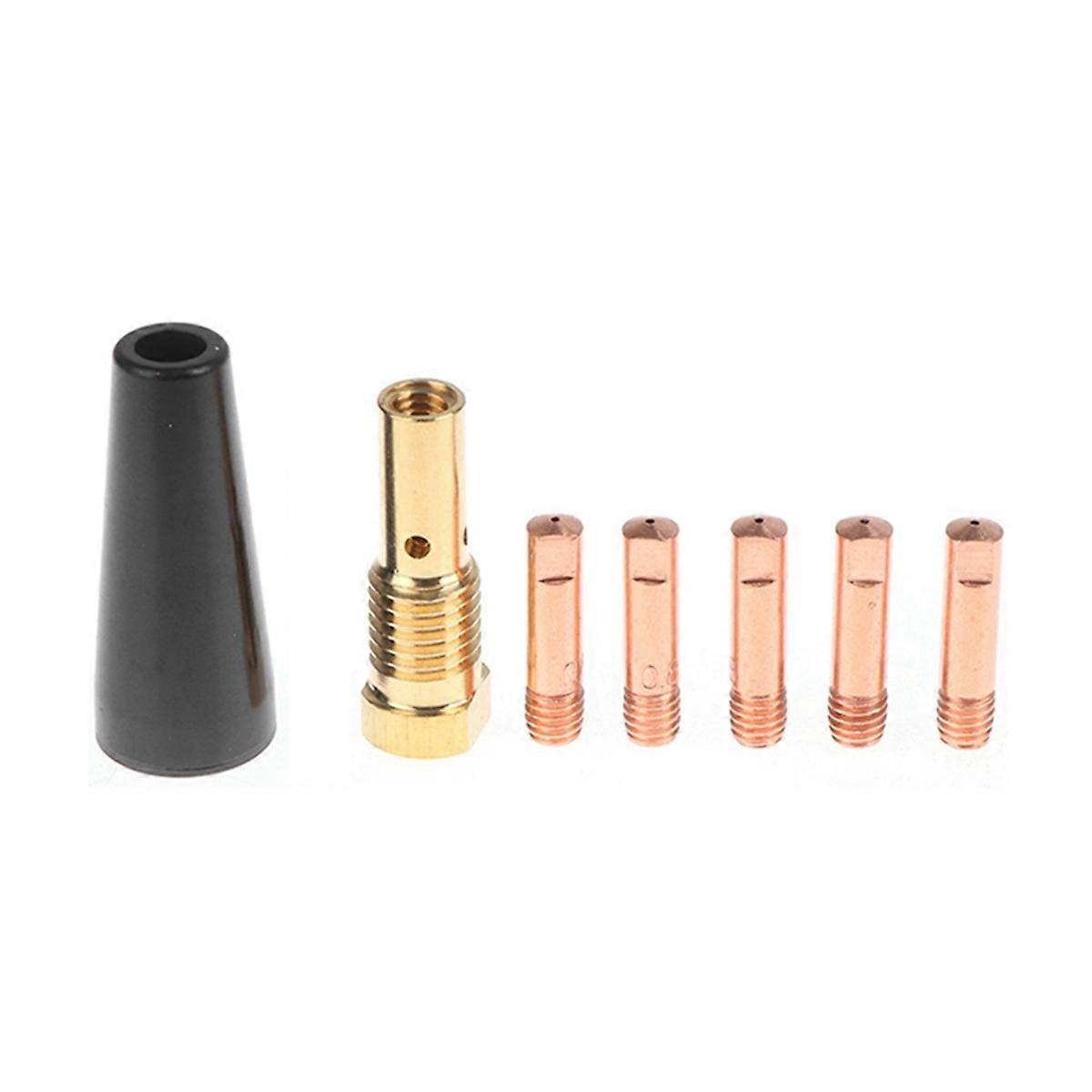 7Pcs/Set Gasless Nozzle Tips for Century FC90 Flux-Cored Wire Feed K3493-1 035 FC90 MIG Welder Weldi