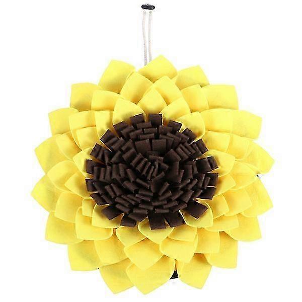Sunflower Shape Pet Sniffing Blanket Pet Foraging Cushion Slow Eating Mat