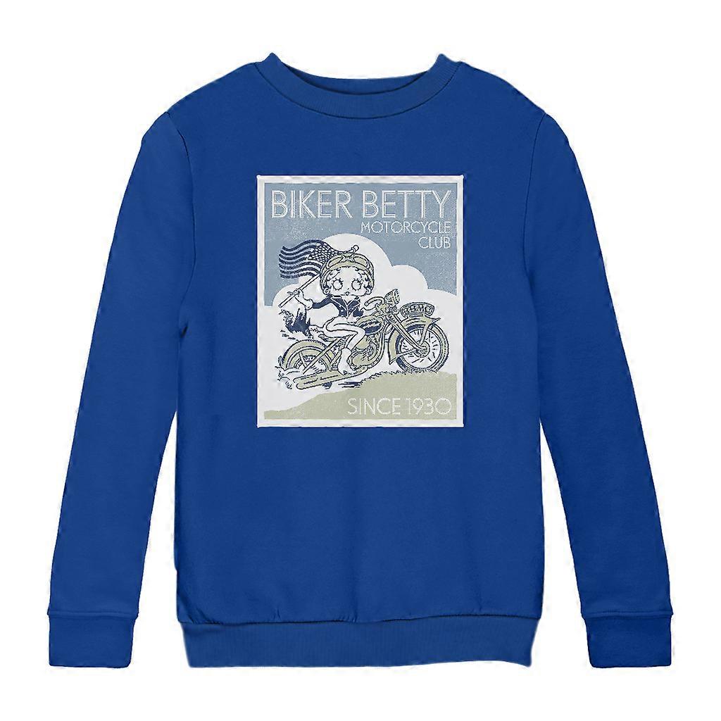 Betty Boop Biker Betty Club Kid's Sweatshirt
