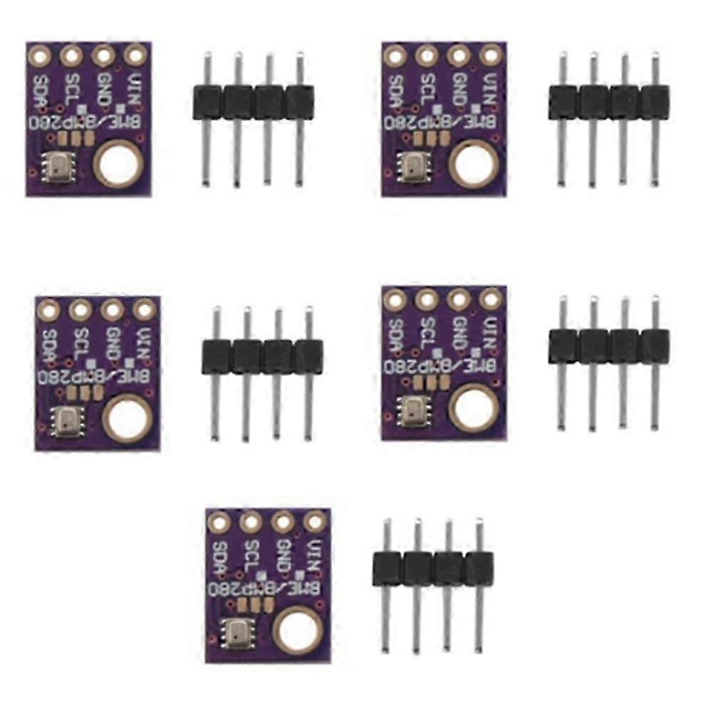2 in 1 BMP280 5V I2C SPI Digital Sensor Temperature Barometric Air Pressure Module for 5Pcs