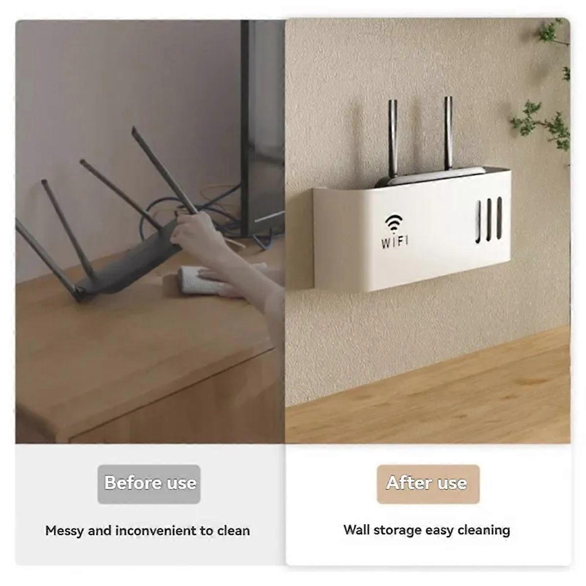 Wall Mounted WIFI Router Shelf for Living Room B