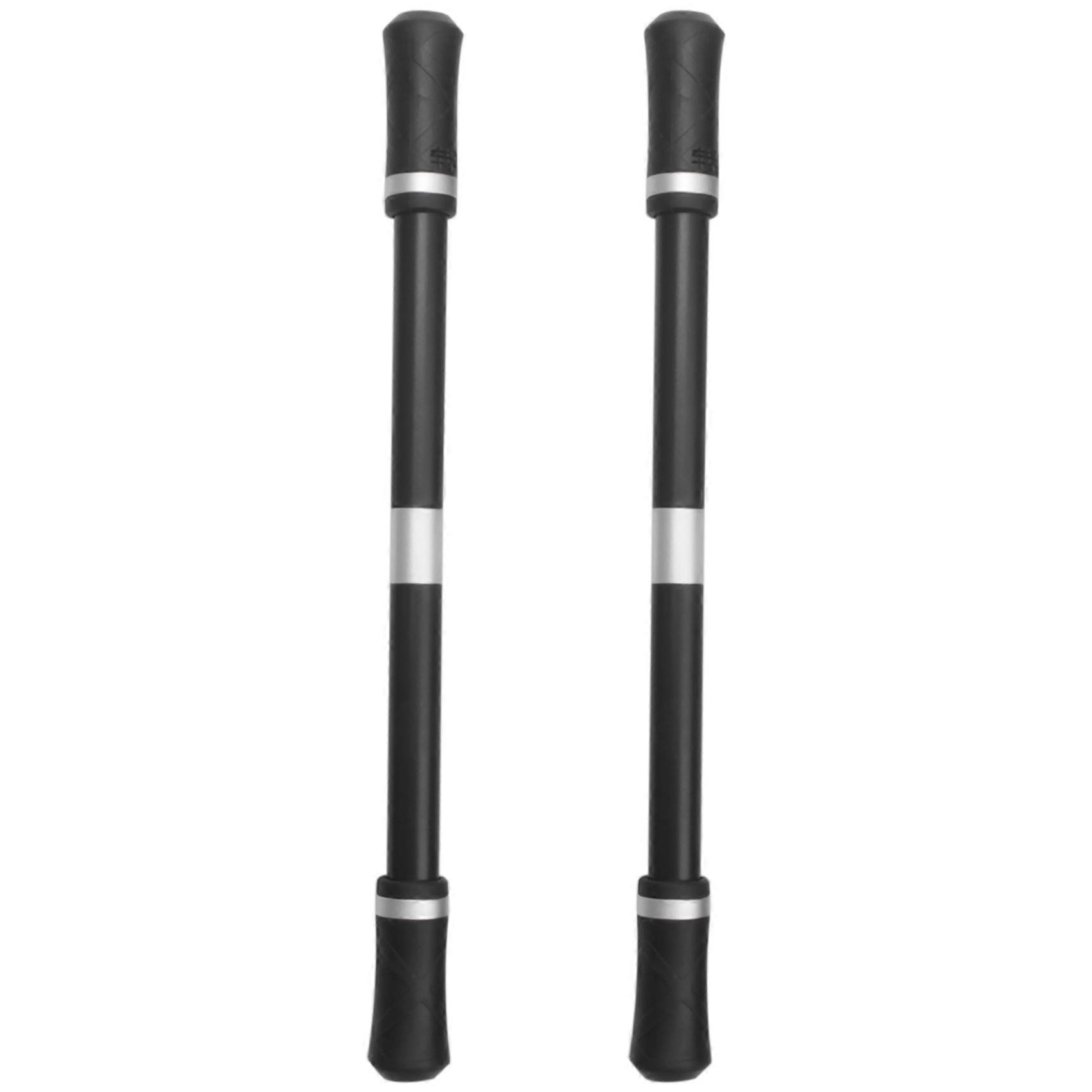 2PCS Spinning Pens with Weighted Ball Finger Rotating Pen (Black)
