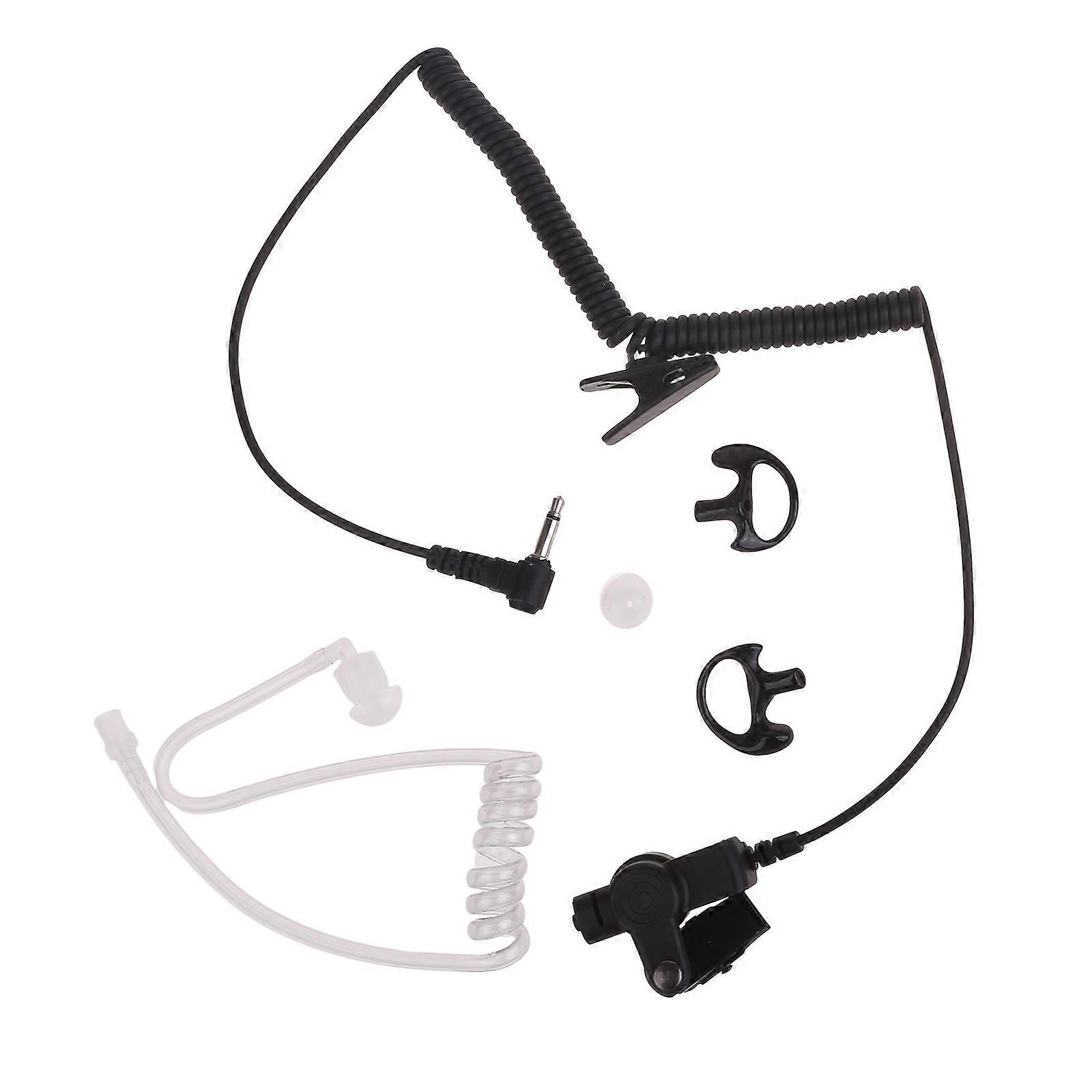 3.5mm Listen Only Earpiece Headset for Two-Way Radios Walkie Talkie Speaker Microphone Transceiver PC Equipment Durable