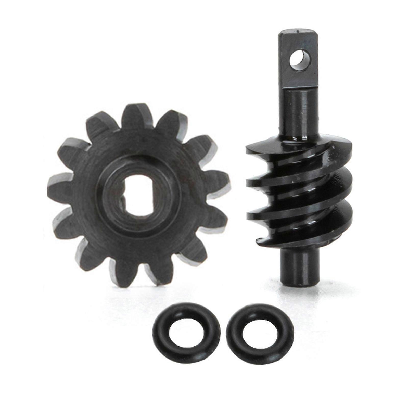 Overdrive Underdrive Worm Differential Axles Steel Gears 12T 13T 14T 16T For 1/24 RC Crawler Car Axial SCX24 Multicolor