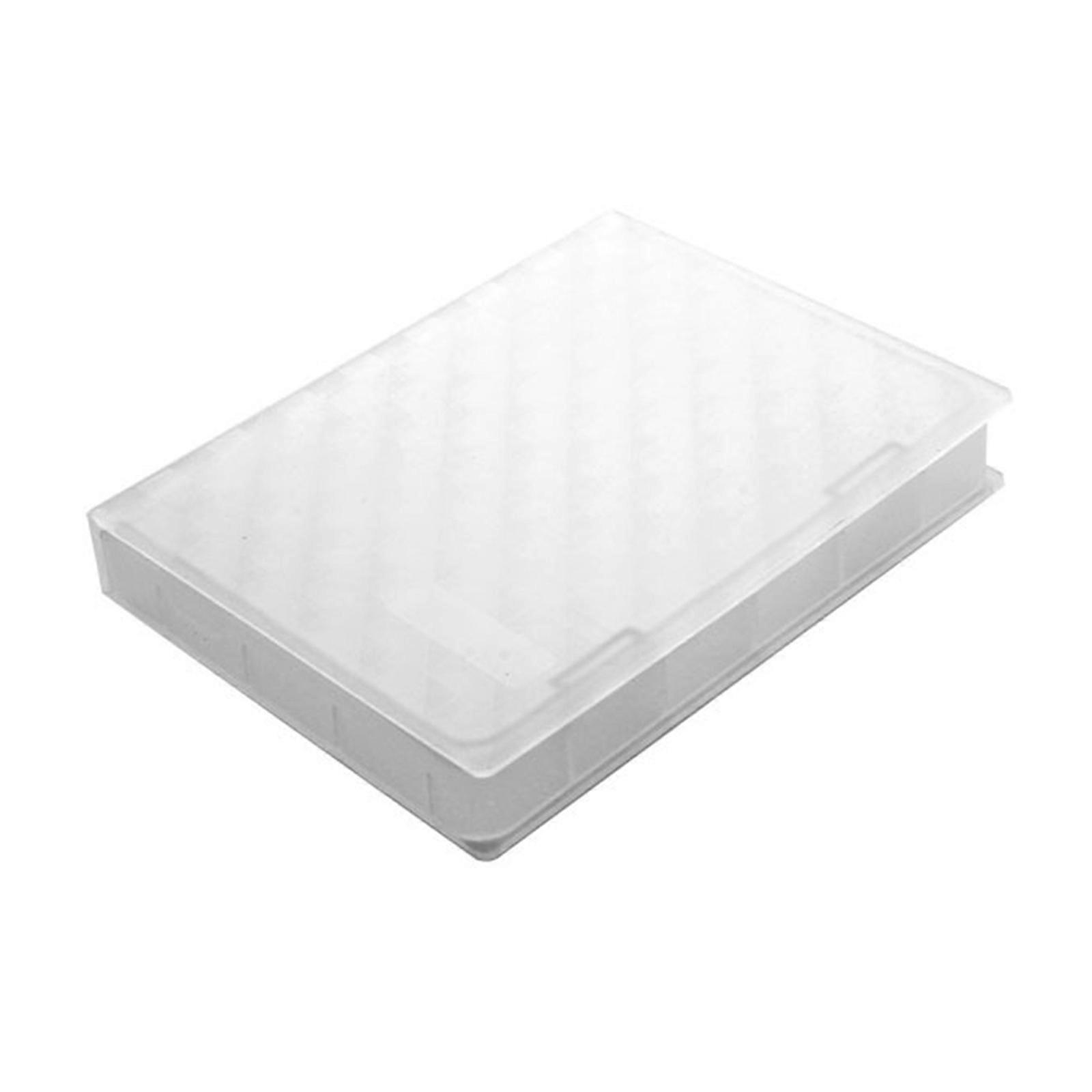 2.5 Inch Hard Disk Drive protections Case with Against  Humidity Features Protective Storage Box Easy to Use for     White
