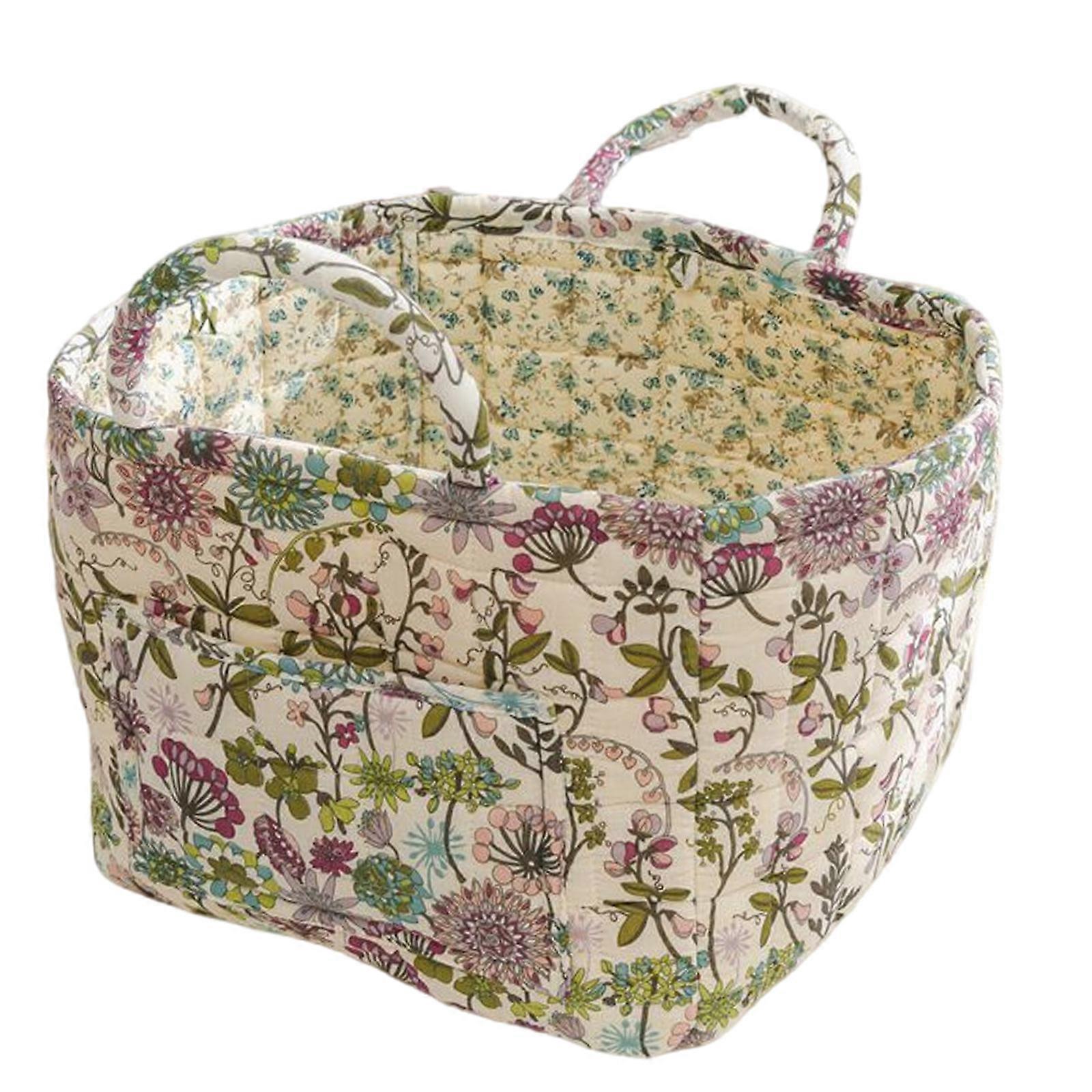 Fashionable Small Polyester Srorage Basket with Elegant Charm for Household Storage Daily Use Home Accessory