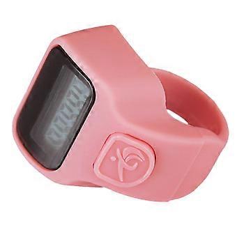 Battery Power Digital LCD Electronic Finger Rings Hand Tally Counter 5 Digital Counter Clickers for Good Counting Lap  Purple