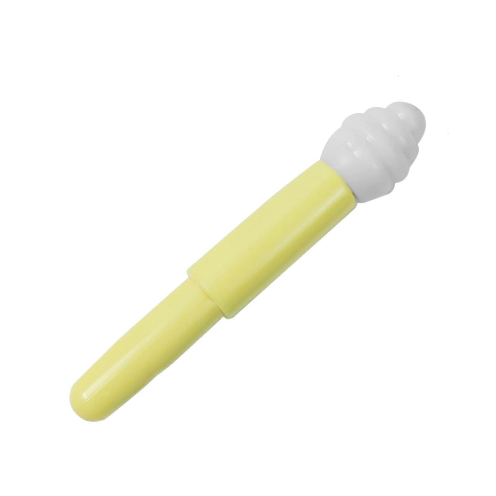 2 in 1 Seam Thread Remover Stainless Steel Efficient Easy Ripping Lightweight Portable Sewing Seam Ripping Tool Yellow 