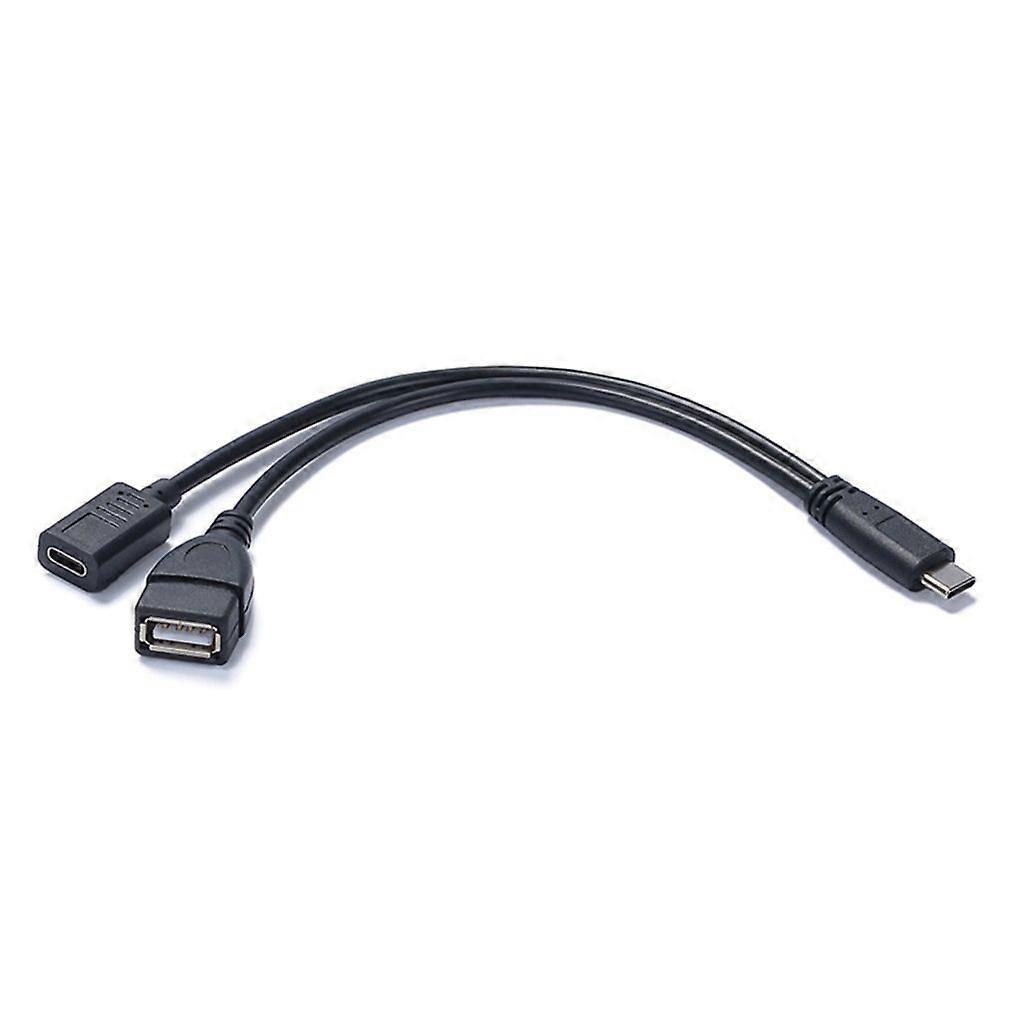 Type C OTG Adapter Cable with IC Sound Card Functionality For Live Broadcasts