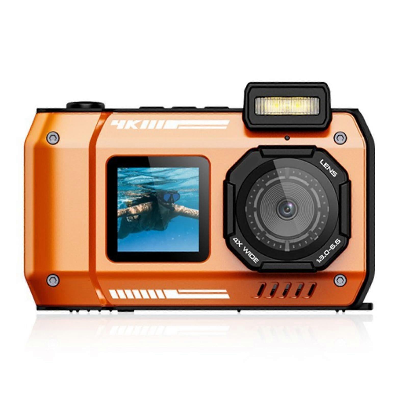 6500W Pixel Camera with 10xZoom IP68 Rating Auto Focusing Camera for Underwater Photography Up to 10Meters
