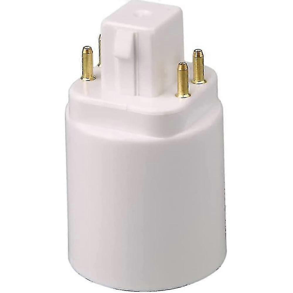 Led Light Lamp Adapter Gx24q-e27 Bulb Holder Socket Converter 4 Pin Holder Socket Converter Lamp Holderwhite1pcs)